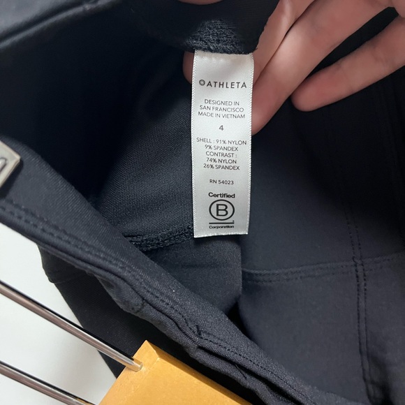 Athleta Headlands Hybrid Tight Pants Black Size 4 - Picture 7 of 8